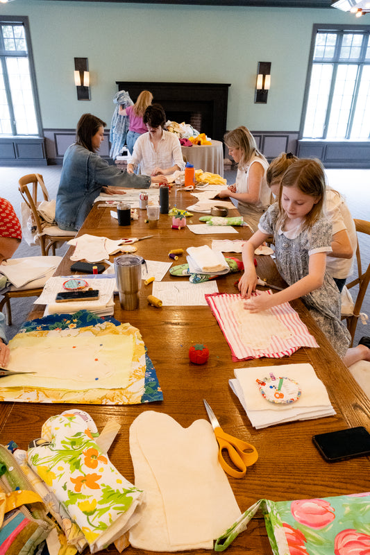 Upcycled Oven Mitt Workshop
