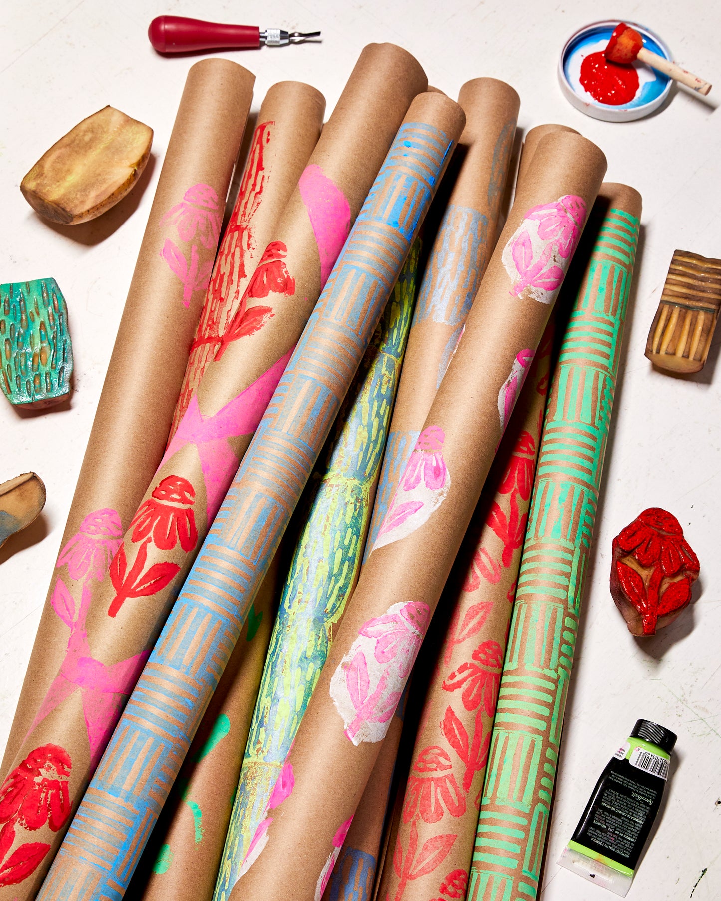 Wrapping Paper Printmaking Workshop with Janis Stemmerman | Sunday November 12