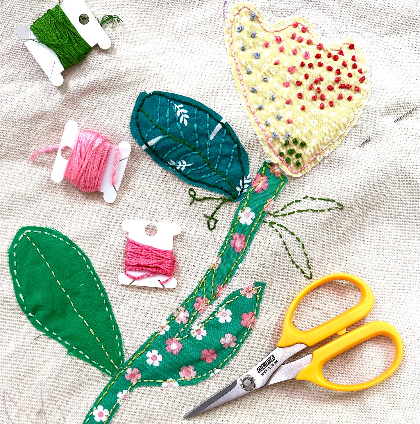 Embroidery Foundations | Sunday August 18, 1-4pm at Troutbeck