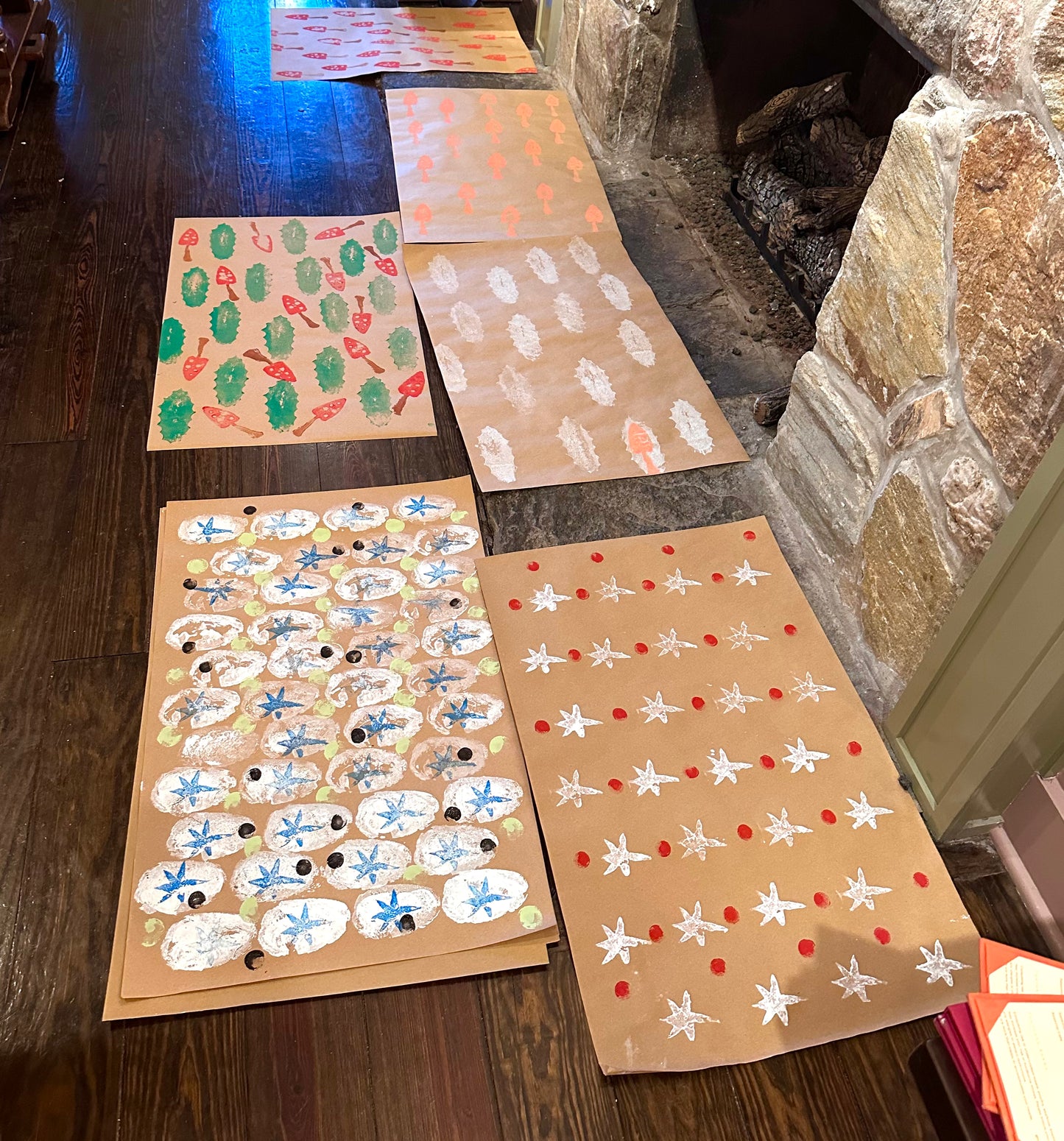 Block Print Wrapping Paper | Sunday November 2, 2025, 1-3:30pm at Troutbeck