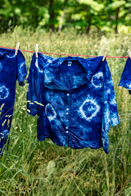 Shibori Indigo Dyeing at Troutbeck | June 9, 2024