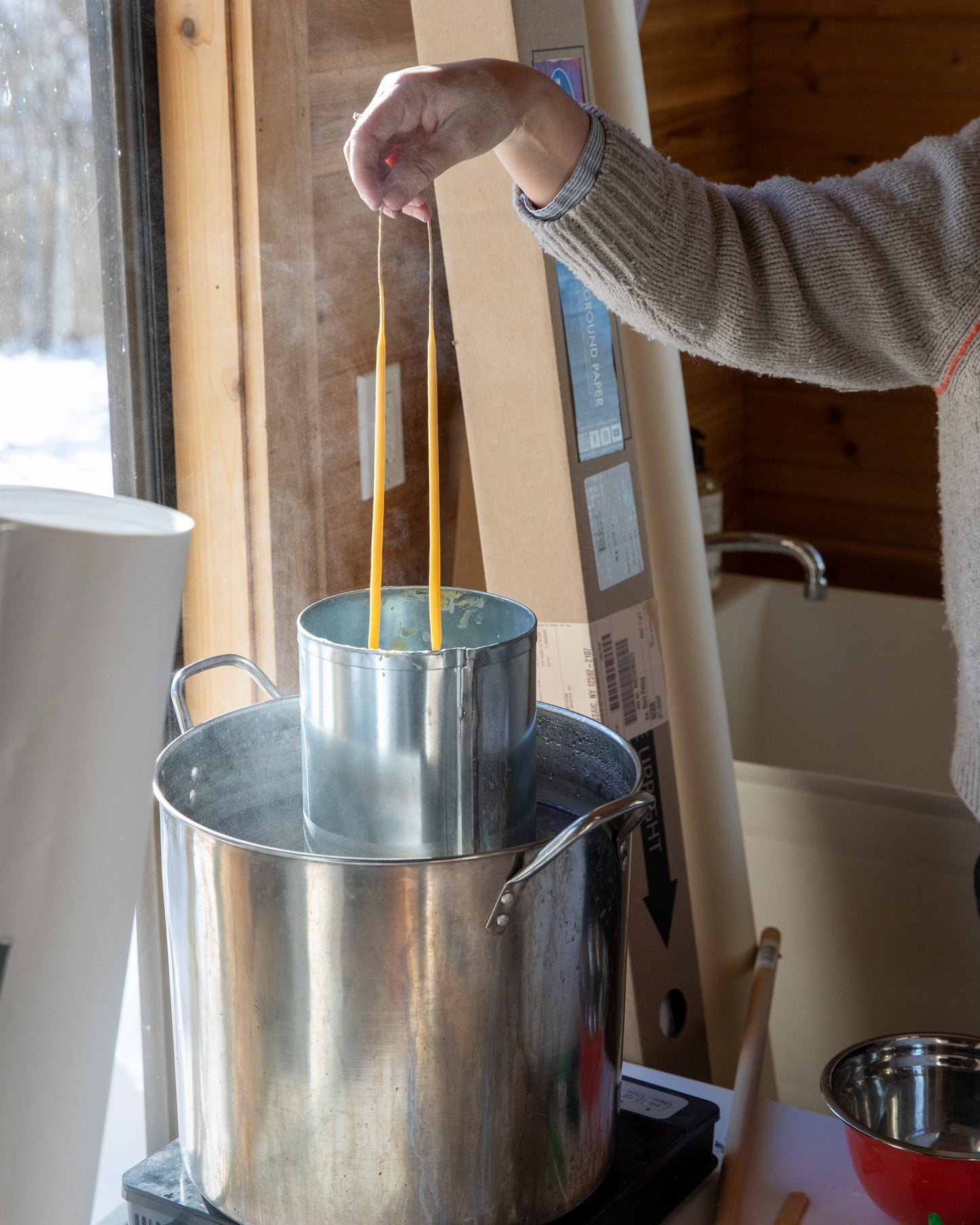 Indoor Recess: Beeswax Taper Candle Making | Saturday, April 18, 2026 from 1-2:30pm at Troutbeck