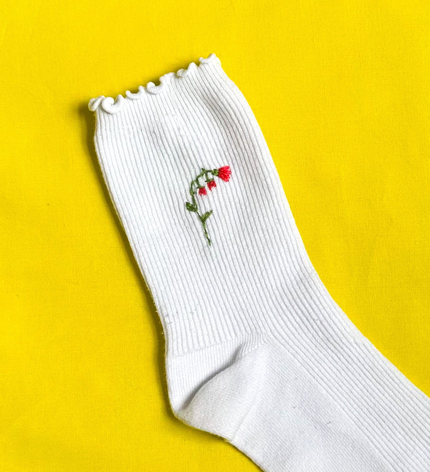 Indoor Recess: Embroidered Socks | Saturday, May 9, 2026 from 1-2:30pm at Troutbeck