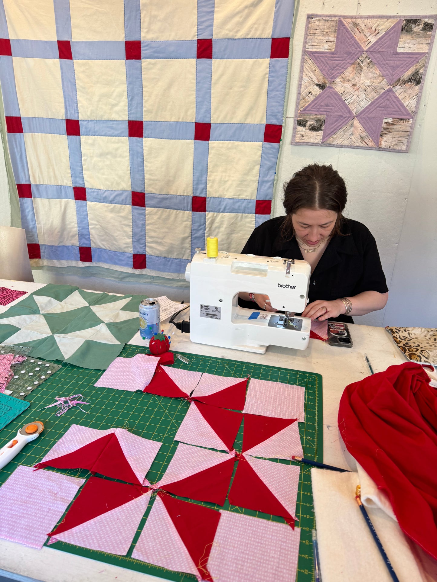 Mini Quilt Workshop: Ribbon Star | Sunday October 13, 1-5pm at Troutbeck